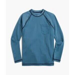 J. Crew Crewcuts Kids' long-sleeve rash guard Blue L UPF 50+ Sun